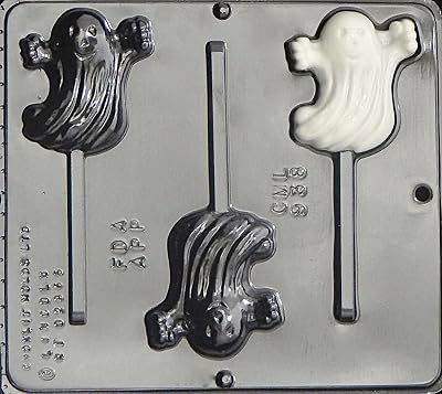 Candy Molds N More Ghost Lollipop Chocolate Candy Mold 938