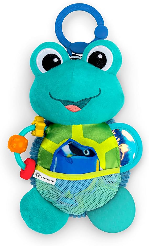 Baby Einstein Ocean Explorers Neptune’s Duyusal Yardımcı Etkinlik Pelüş Oyuncak, 0 Aylık Ve Daha Büyük Bebekler İçin