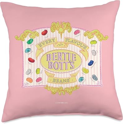 Harry Potter Bertie Botts Every Flavour Beans Throw Pillow