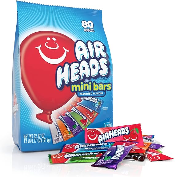 Air Heads Mini Bars, 80 Pieces