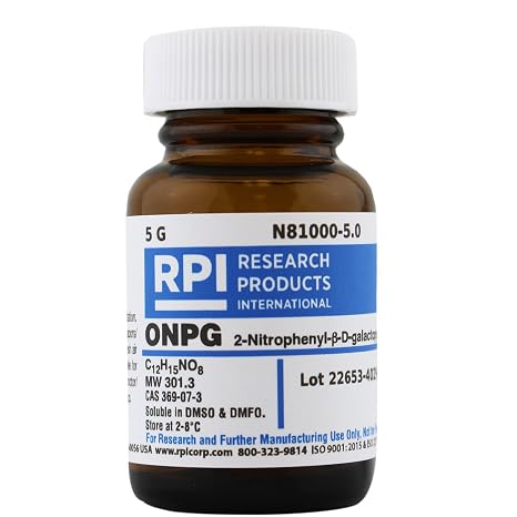 [ONPG] 2-Nitrophenyl-B-D-Galactopyranoside, 5 Grams
