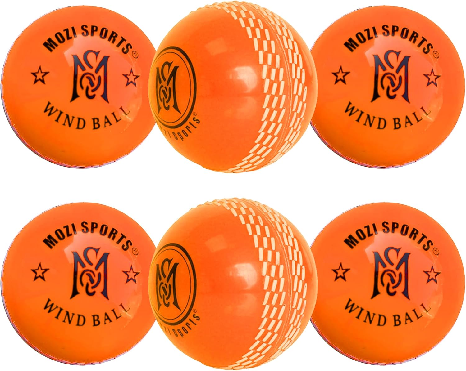 Wind Cricket Balls - Indoor & Outdoor Soft Training Cricket Balls for Skills Coaching Practice
