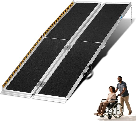 5 Feet Aluminum Folding Wheelchair Ramp