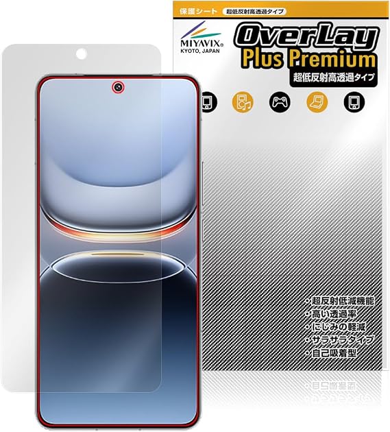 Miyabix Ultra Low Reflection, High Transparency, Vivo iQOO 13 Compatible Display Screen Protective Film High Definition Display Screen Anti-Glare Anti-Fingerprint Bubble Proof Domestic Processing