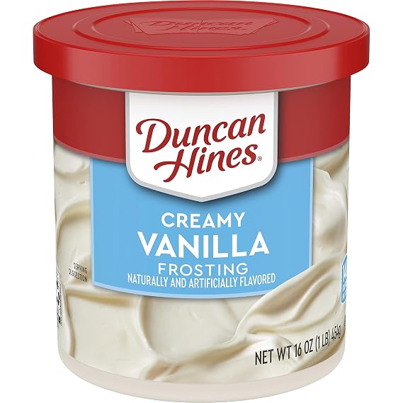 Duncan Hines Creamy Vanilla Flavored Frosting, 16 oz.