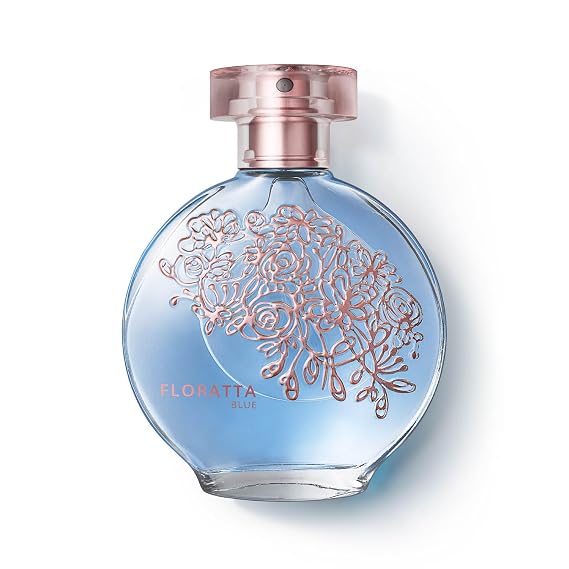 O Boticario Floratta Blue Eau de Toilette - Fresh Floral Fragrance for Women - Clean Musk & Delicate Floral Notes - Long Lasting Everyday Womens Perfume - Cruelty-Free & Vegan - 2.5 oz (75 ml)