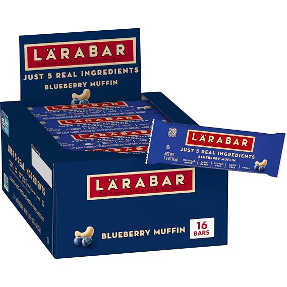 Larabar Blueberry Muffin, Fruit & Nut Bars, 16 ct, 25.6 oz