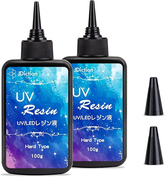 JDiction UV Resin, 200g Crystal Clear Hard Resin for Jewelry Making