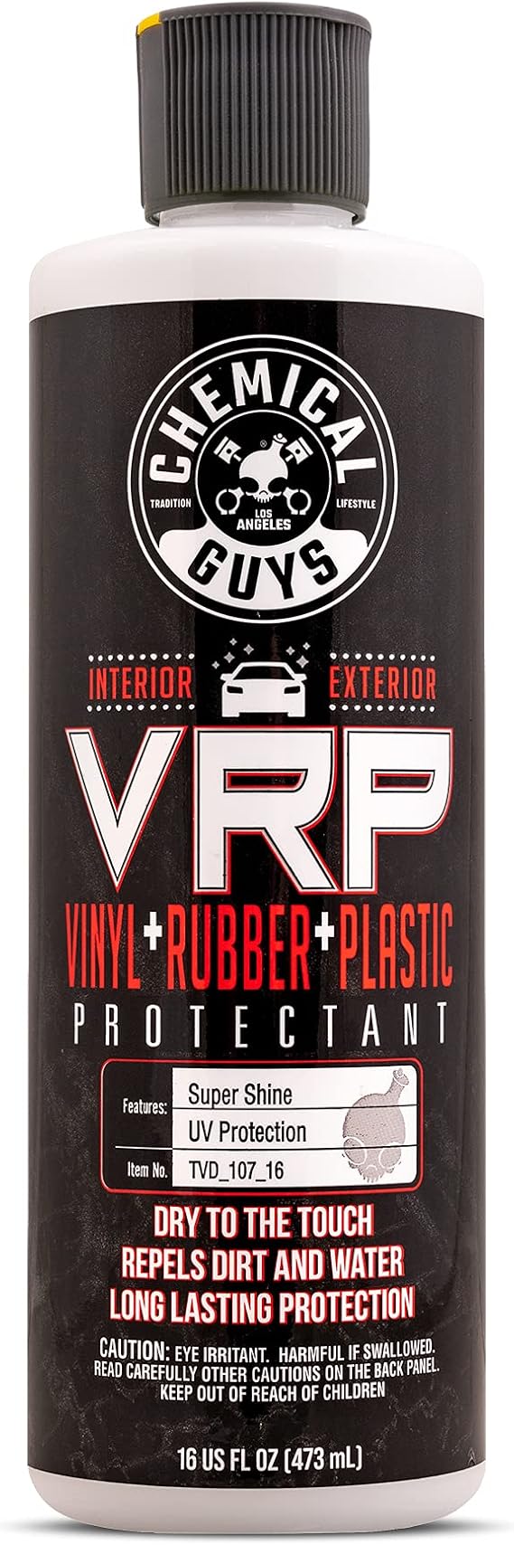 Chemical Guys, VRP Vinyl, Rubber & Plastic Dressing, Dry to Touch, 16 oz