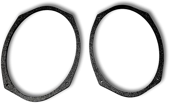 1 Pair - 6"x9" 6x9 Speaker Depth Spacers/Extension Rings/Extender/Stackable - SPKBRK012 (1" Thick)