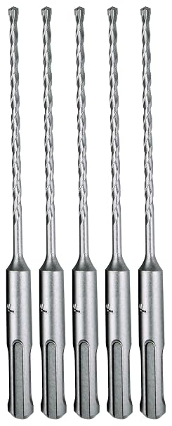 Makita 5 Pack - SDS-Plus 5/32 Drill Bits for SDS+ Rotary Hammers - 4" Deep Drilling Into Concrete & Masonry