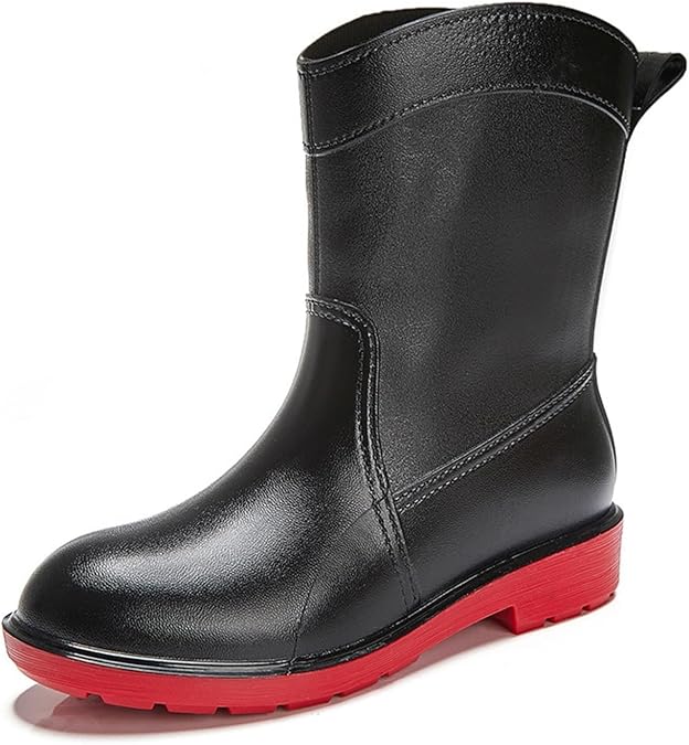 Rain Boots Women And Waterproof Garden Shoes Glitter Comfortable Knee-high Rubber Boots For Ladies Outdoor Boots
