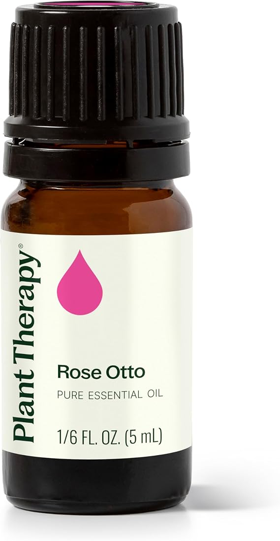 Plant Therapy Rose Otto Essential Oil 5 mL (1/6 oz) 100% Pure, Undiluted, Aromatherapy, Skin Care, Relaxing, Romantic Aroma