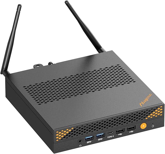 AG3 Office Gaming Mini PC Core i9-13900HK(Up to 5.4GHz) 32GB DDR5 RAM 1TB PCIe SSD Mini Computer HDMI2.0/DP/VGA/USB-C Quad Screen Display Dual RJ45 LAN WiFi 6 BT 5.2 Mini Desktop PC