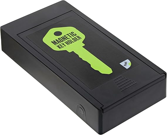 Hillman Magnetic Key Case, Large, 1 Pack, Plastic, Black