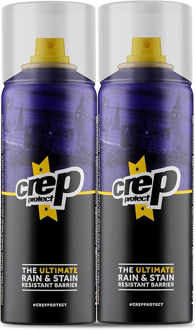 Crep Protect Shoe Protector Spray - 200ml Rain & Stain Waterproof Nano Protection for Sneaker, Leather, Nubuck, Suede & Canvas (Pack of 2)