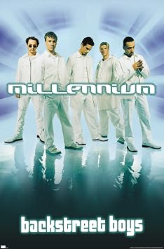 Backstreet Boys - Millennium Wall Poster, 34L" x 22.4W", Unframed Version