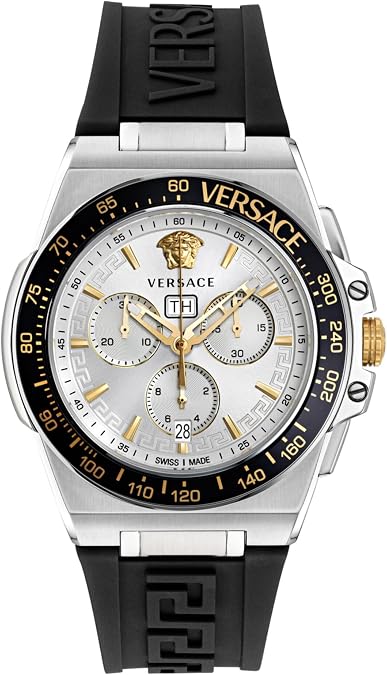 Versace Greca Extreme Chrono Silicone Watch