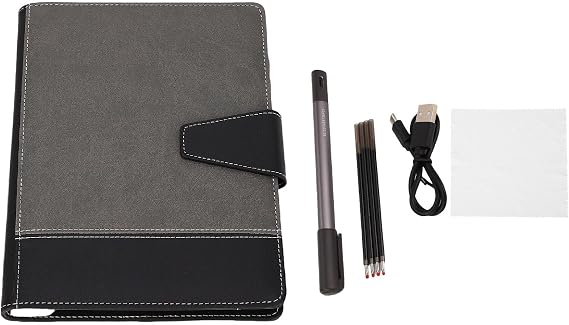 Eujgoov Smart Digital Pen Notebook Set, 16M 5.0 Sync Smart Pen, 64 Page Notebook with Refills for Business Meeting, Writing Set
