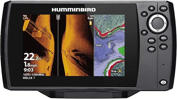 Humminbird 410950-1NAV HELIX 7 CHIRP MSI (MEGA Side Imaging) GPS G3 NAV Fish Finder