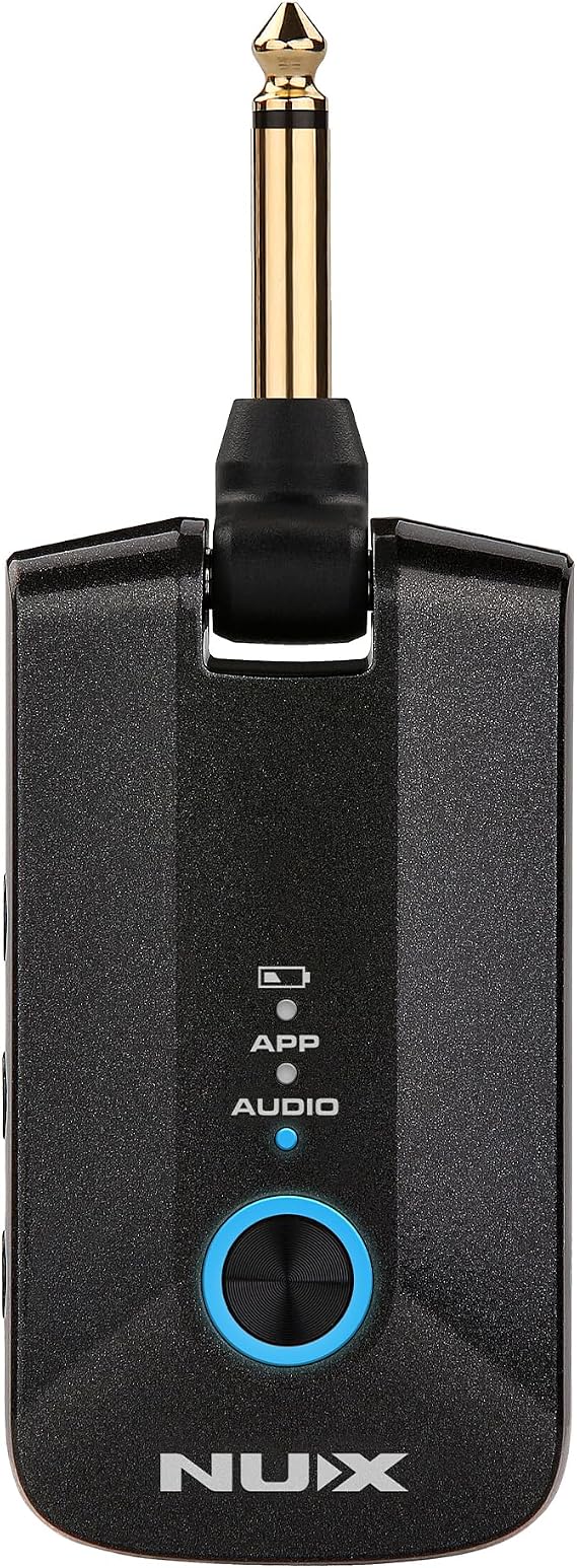 NUX Mighty Plug Pro MP-3 Headphone Amp for Guitar/Bass, Various Effects, Amp Modeling, Silent Practice,512 Samples IR Resolution,5hrs Playing Time