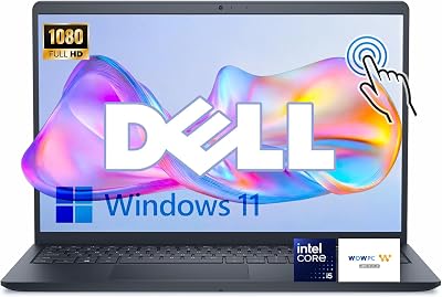 Dell Inspiron 15 Laptop, 15.6 FHD Touchscreen, Intel 10-Core i5-1334U, 12GB RAM, 768GB Storage 256GB SSD  512GB External, Wi-Fi 6, Copilot AI, Win 11 Home, Long Battery Life, WOWPC 3-in-1 Bundle
