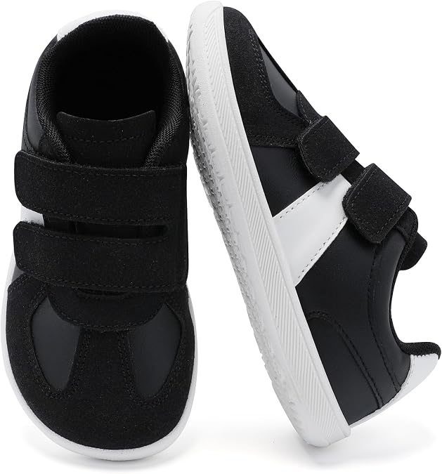 Wide Toe Toddler Shoes Boys Barefoot Shoes Girls Tennis Sneakers