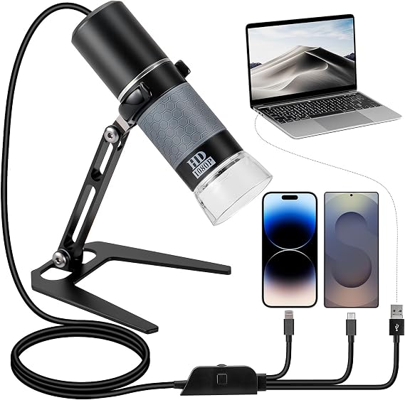 Full HD 1080P USB Digital Microscope Camera for iPhone/iPad Android PC