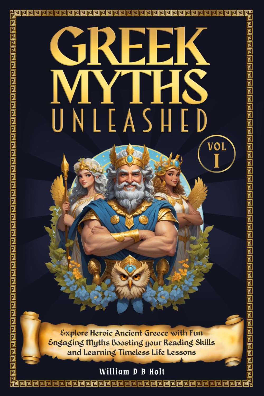 Greek Myths Unleashed: Explore Heroic Ancient Greece with Fun Engaging Myths Boosting Your Reading Skills and Learning Timeless Life Lessons Paperback – May 1, 2025