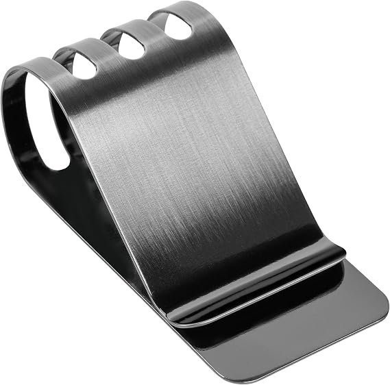 Money Clip Spring Steel Cash Clips Large Capacity Minimalist Front Pocket Wallet (Large Size Antique Nickel)