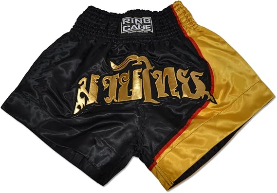 Muay Thai Shorts - Black/Gold