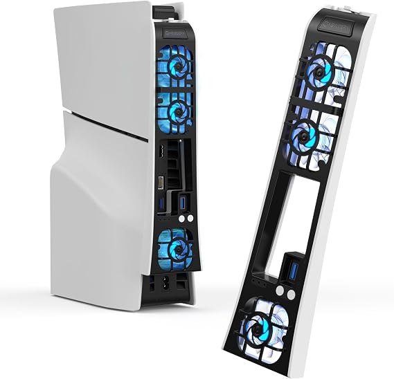 NEWDERY Fan for PS5 Slim Console Not for PS5 Standard Console