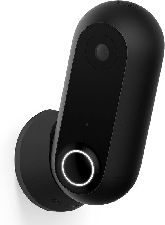 Canary Flex Indoor/Outdoor, Wire-free or Plugged-in, Weatherproof HD Security Camera - Black