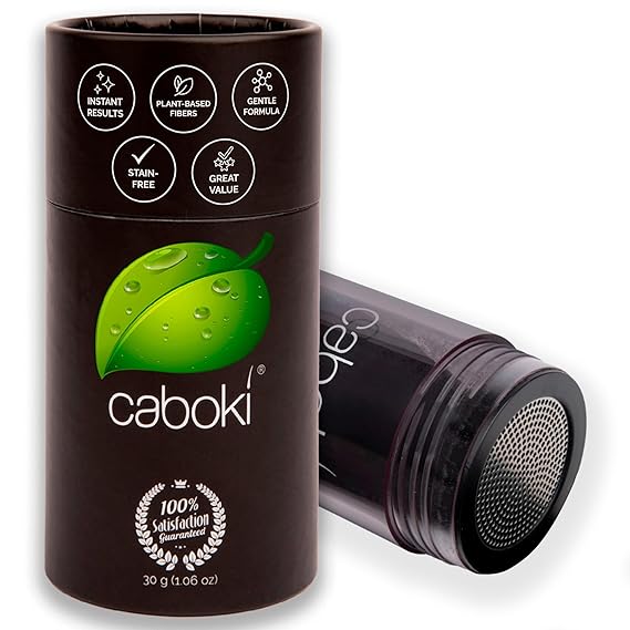 Caboki Hair Fibers for Thinning Hair Plant-Based Powder,30g Medium Brown