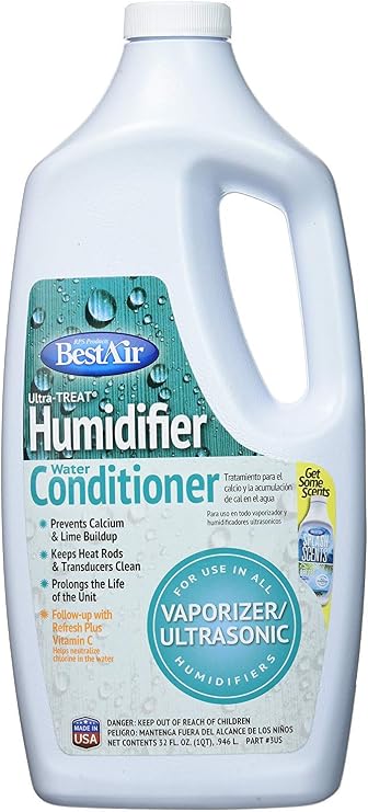 BestAir 3US Ultra-TREAT Ultrasonic/Vaporizer Water Treatment, 32 Ounce (3)