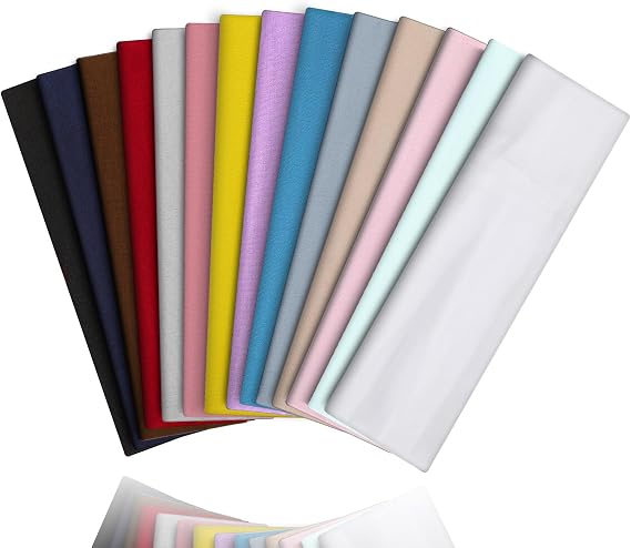 Headbands for Women 14PCS, Non Slip Sports Headband Elastic Soft Running Fashion Headband Absorb Sweat Headbands for Adults Men Women for Working Out, Travel