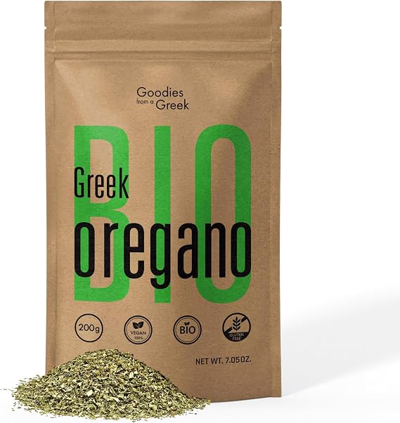 Goodies from a Greek Organic Dried Oregano Leaves - 200g
