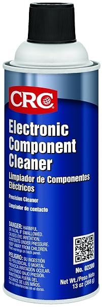 CRC Electronic Component Cleaner, 13 Wt Oz, (Pack of 12), 02200CS