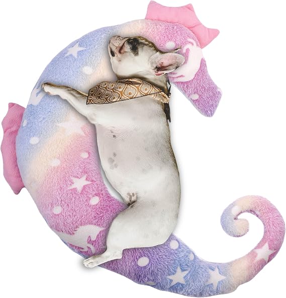 Dog Calming Pillow - Cute Soft Animal Pillow for Dogs, Cats, Kids, Adults, Washable Cozy Relaxing Pet Bed Pillow,