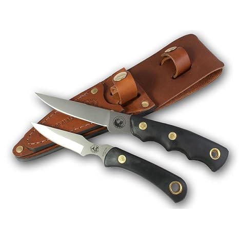 Knives Of Alaska 00256FG Jaeger Cub Combo Set, Black