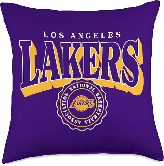 NBA - Los Angeles Lakers Arched Crest Throw Pillow