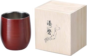Asahi SCW-D702 Tumbler, Approx. 2.8 x 3.3 inches (70 x 85 mm), Lacquered Polished (Cima), Double Layer Locking Cup (1 Guest), Root Paint