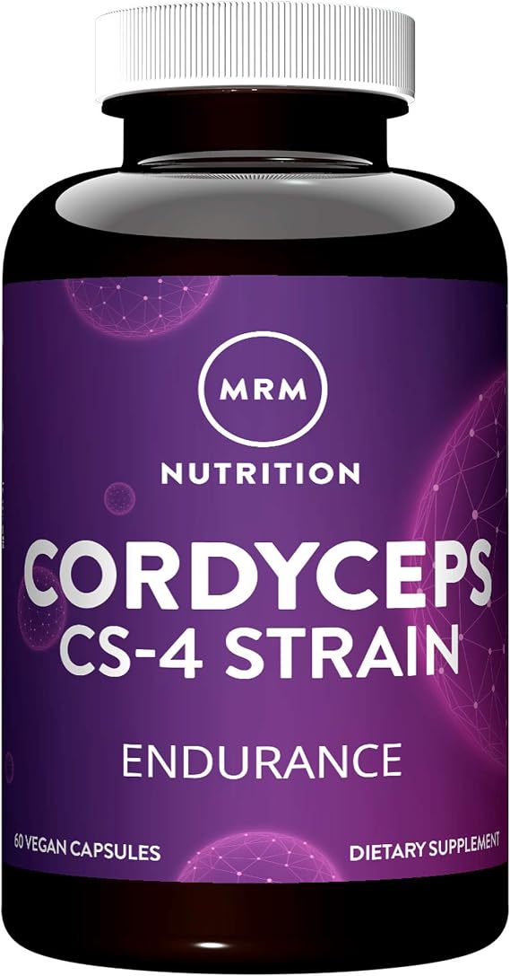 MRM Nutrition Cordyceps CS4 Strain - for Women & Men - 60 Servings