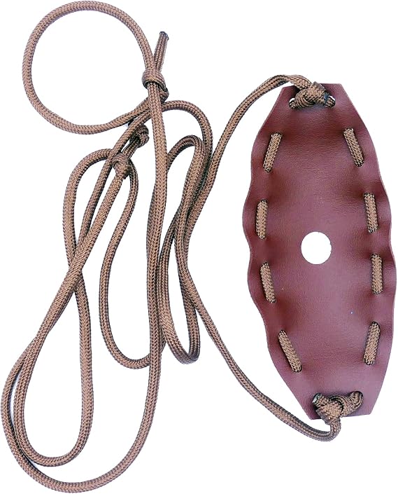 Handmade Leather Throwing Sling Old-Fashioned Slingshot Rock Sling Shot