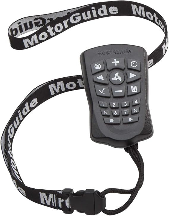 MotorGuide 8M0092071 Xi Series Pinpoint GPS Navigation Remote Replacement For Xi3 and Xi5 Trolling Motors Includes Lanyard