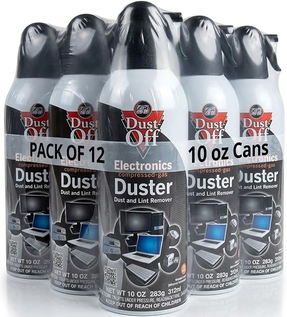 Falcon Dust-Off Compressed Gas Duster 10 oz., 12 Pack