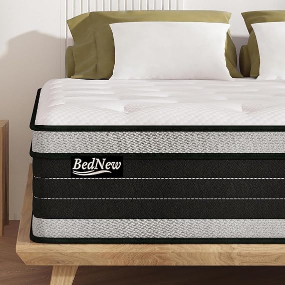 King Size Mattress Hybrid Mattress Medium Firm 150x200x30cm