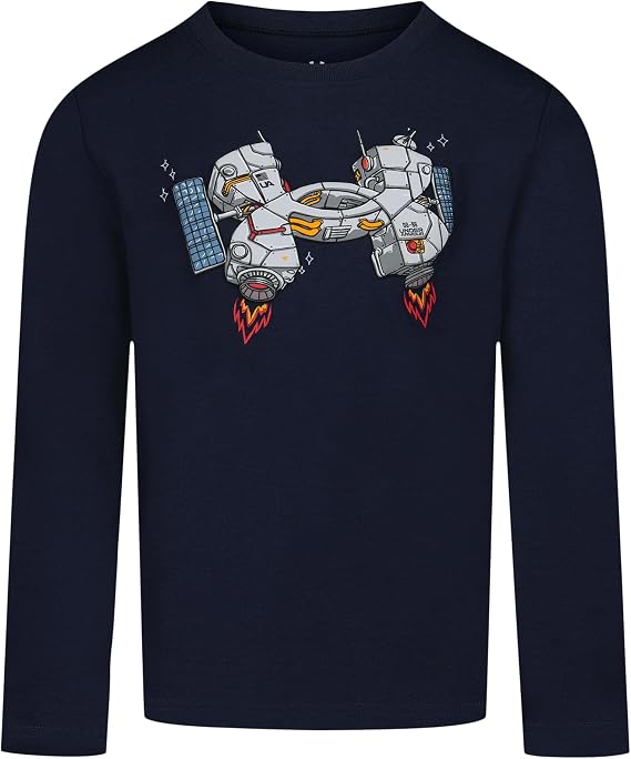 Under Armour Boys' Long Sleeve Logo Graphic T-Shirt, Relaxed Fit