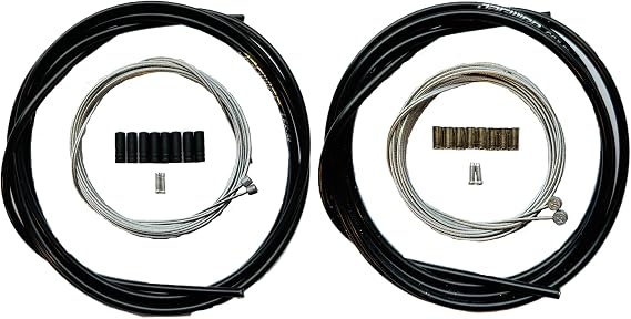 JAGWIRE MOUNTAIN SHOP KIT - Complete Brake & Shifter Cable and Housing Kit- Black - SRAM/Shimano