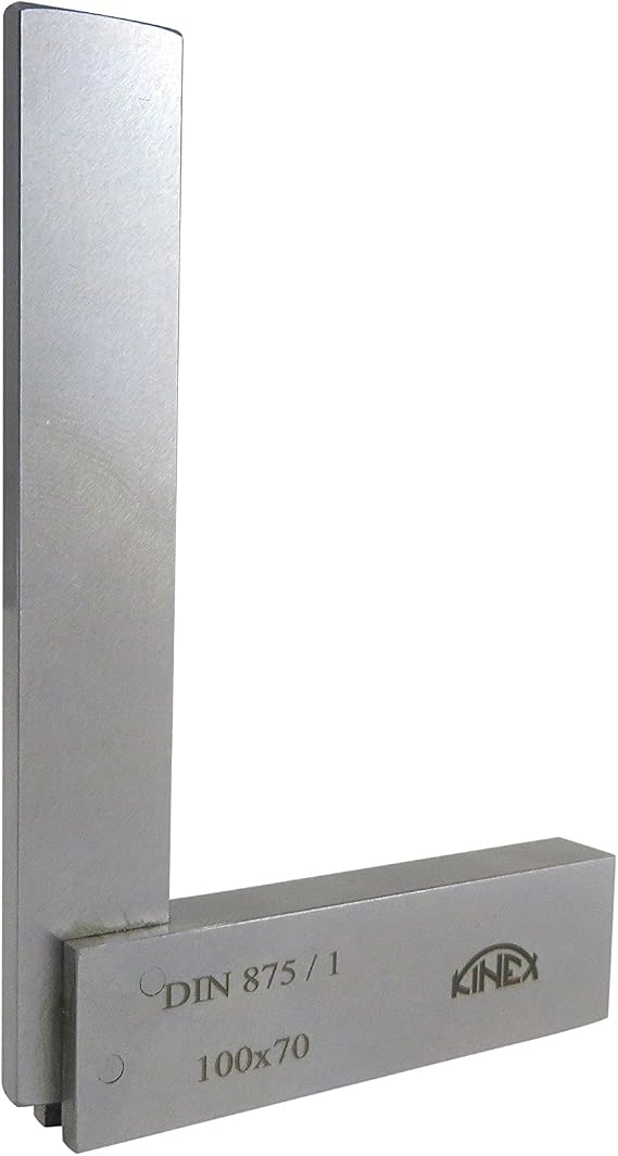 4026-12-010 Solid Machinist Square 4 x 2-3/4 Inch (100 x 70 mm) DIN 875/1 (Square w/in 14 microns or 0.0005 Inches)